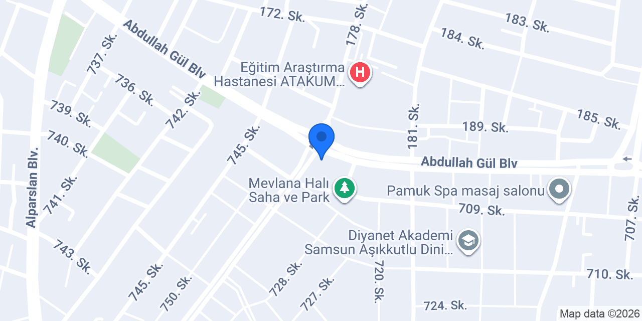 Özkaya inşaat ve yapı dekorasyon konumu