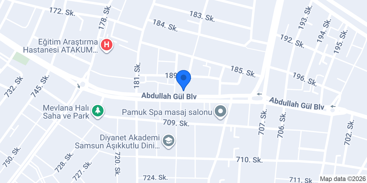 Beşli Kasap (Mimarsinan) konumu