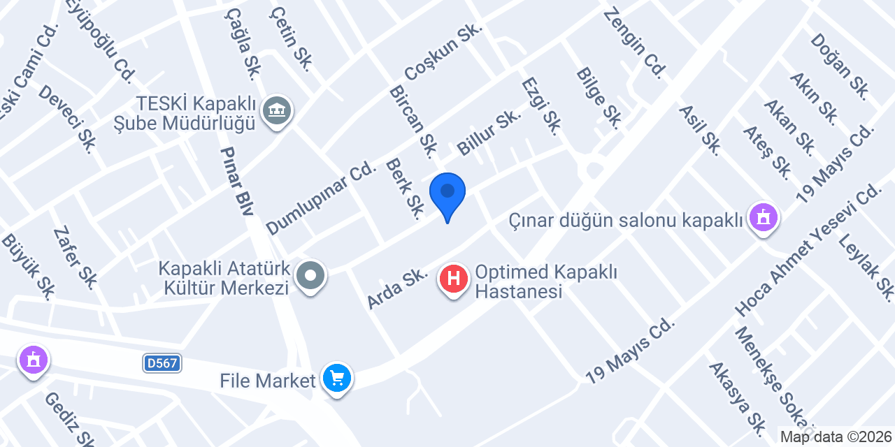 Yoncalı Emlak konumu