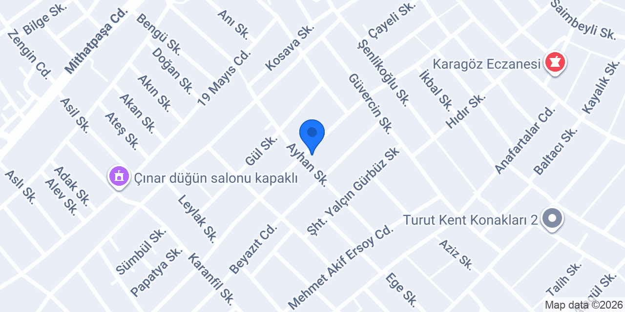 Poyraz Tekstil konumu