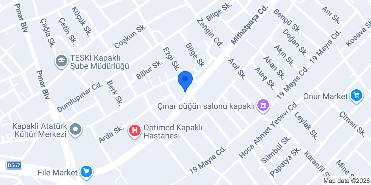 GÖZLÜKÇÜ ONUR OPTİK konumu