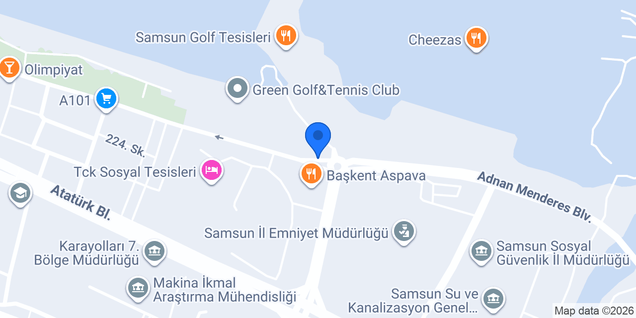 Atakum Golf Taksi konumu