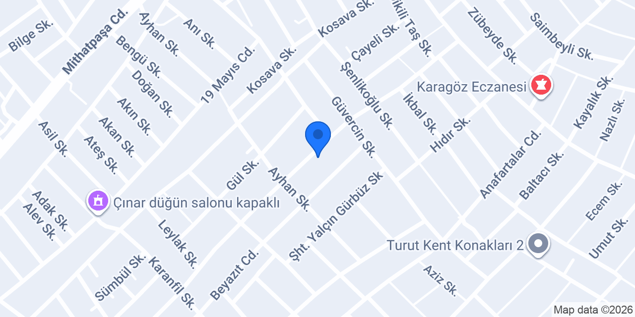 Yetişal Zafer Unlu Mamülleri konumu