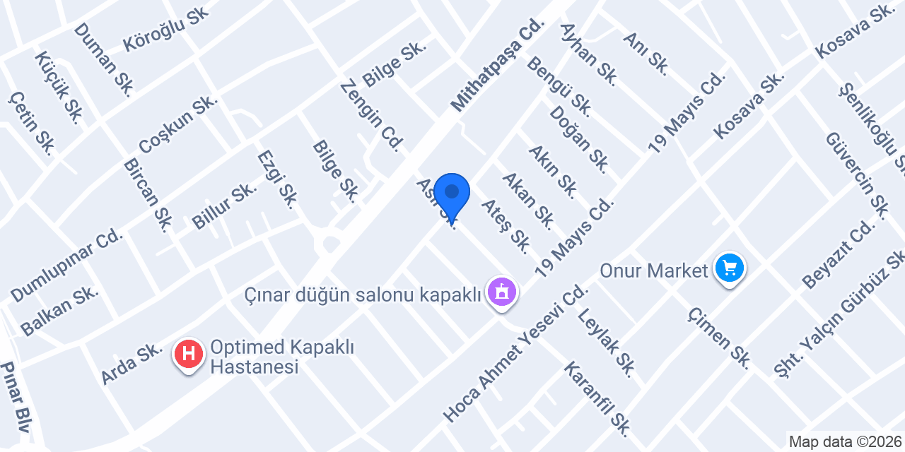 Emiroğlu Bafra Dondurması konumu