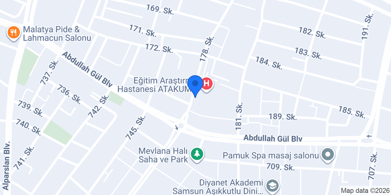BEGÜM ECZANESİ konumu