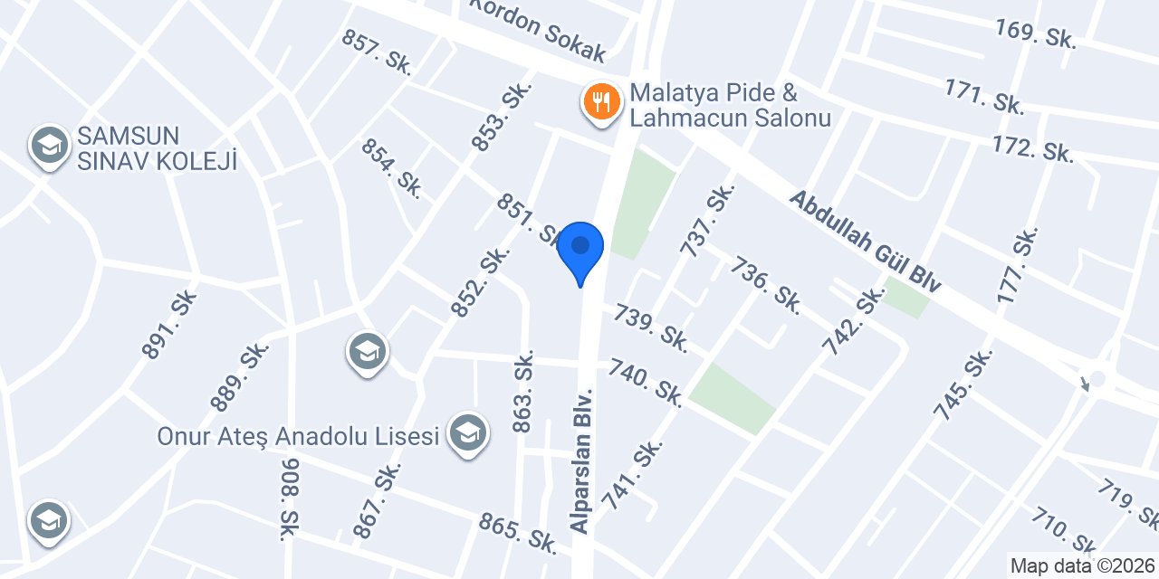 Sunay Pastanesi konumu