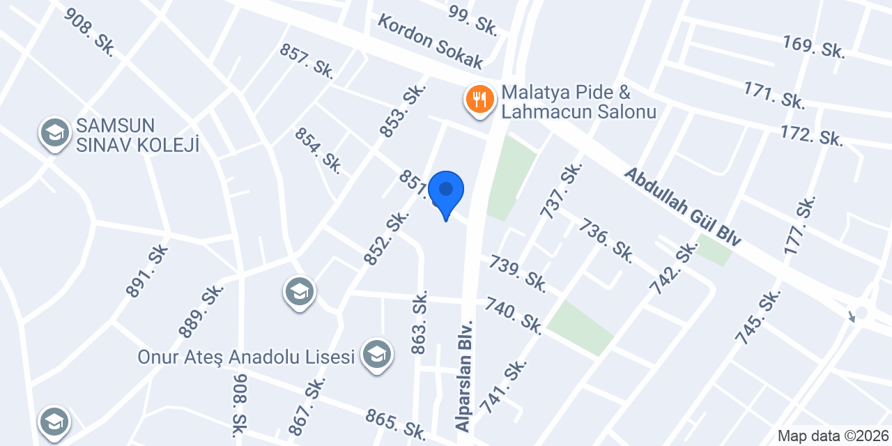 Bektaş Ticaret konumu