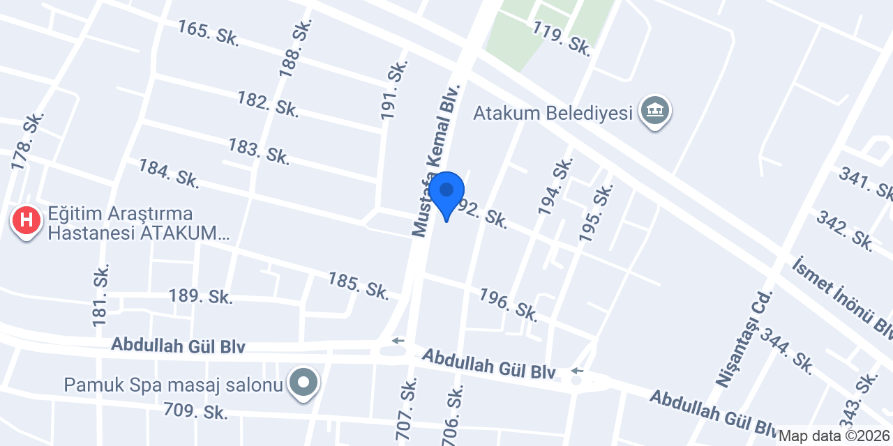 Atakum İklimSA konumu