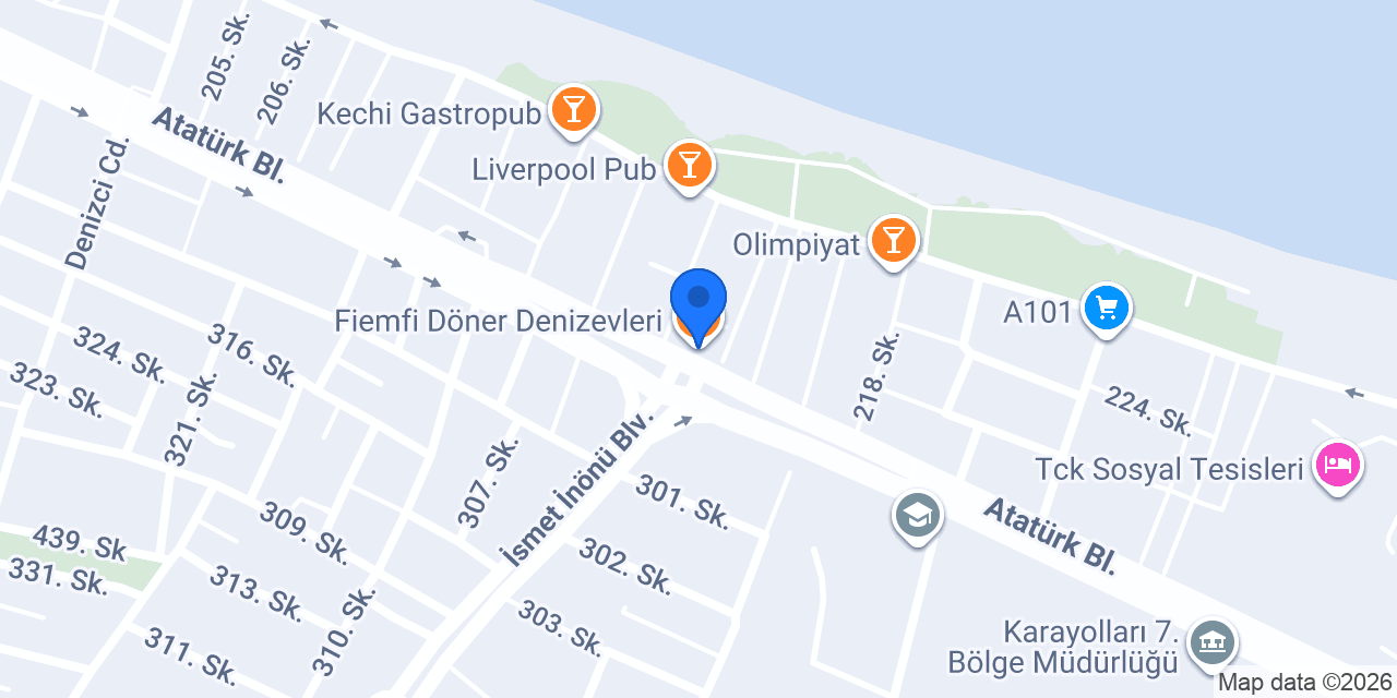 Fiemfi Döner Denizevleri konumu