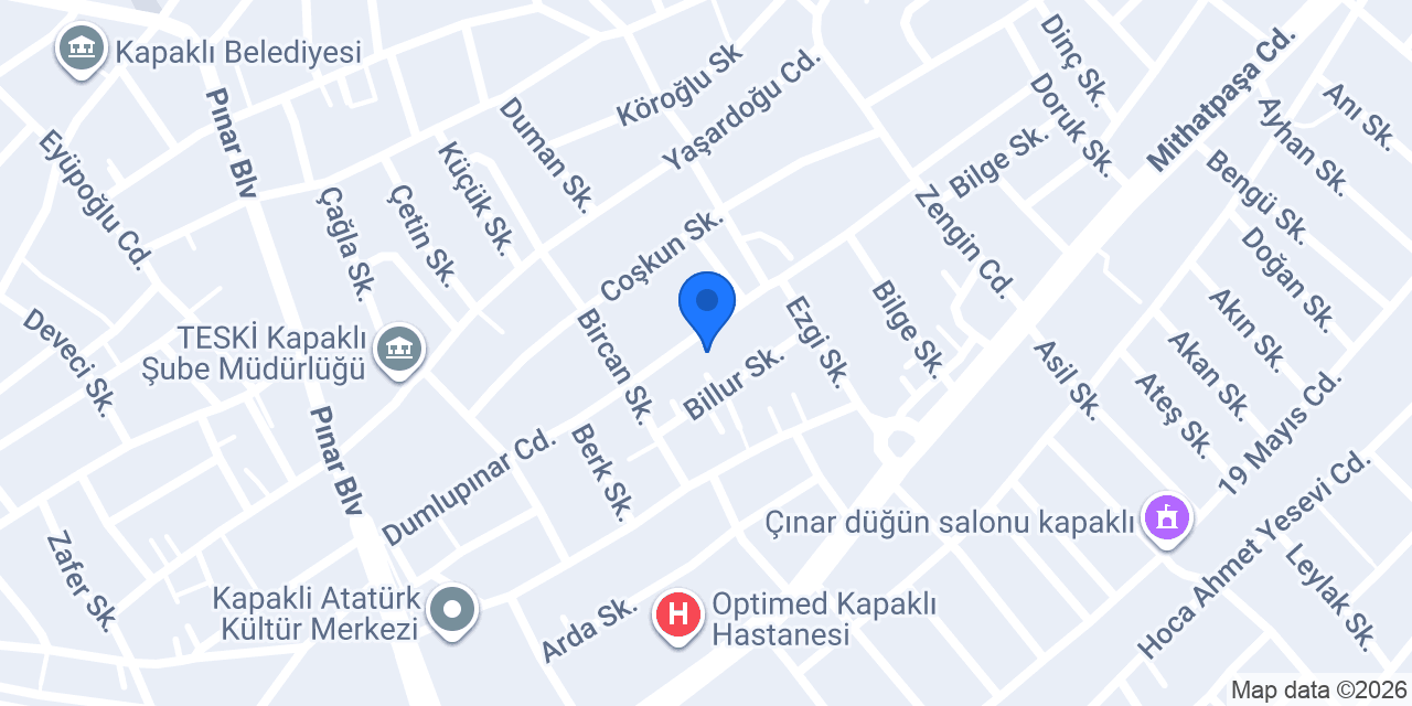 İSMETOĞULLARI İNŞAAT konumu