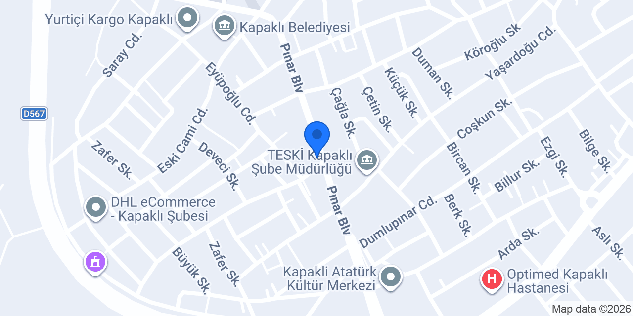 Ünsal Optik konumu