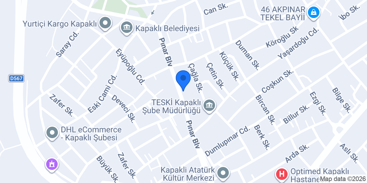Mutlu Rent A Car konumu
