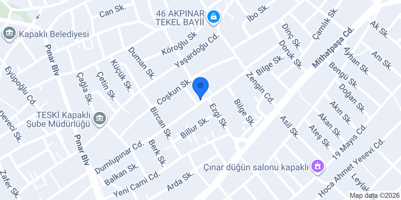 Yakamoz Erkek Kuaförü konumu