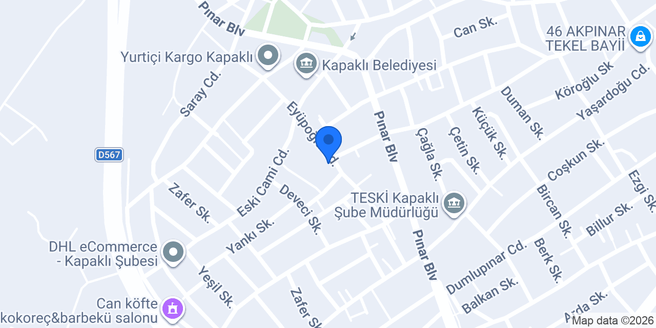 Sunrise Bayan Kuaförü konumu