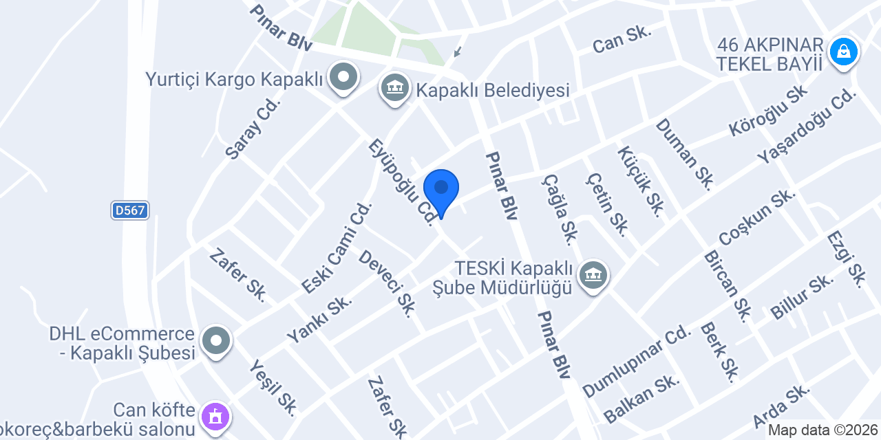 BOZKURT GARAGE konumu