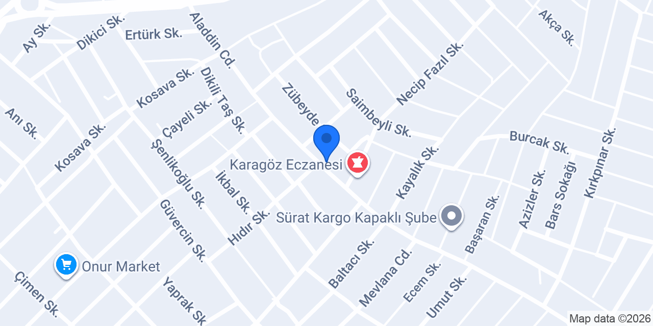 EYMEN TEKEL SHOP konumu