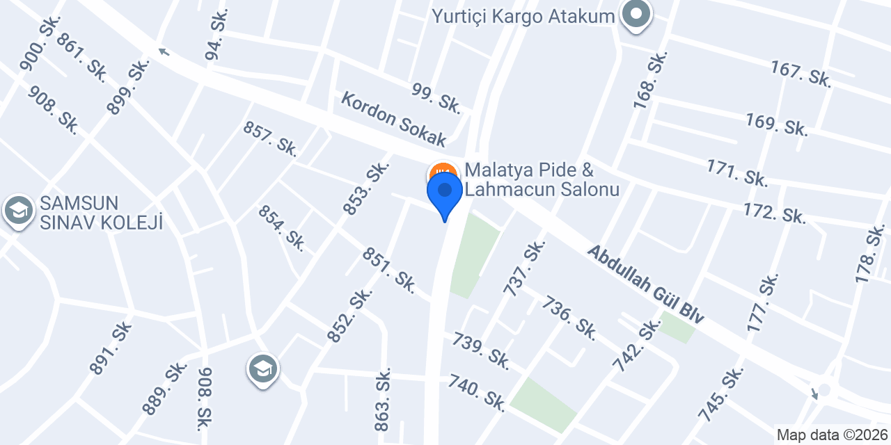 Canset Emlak konumu