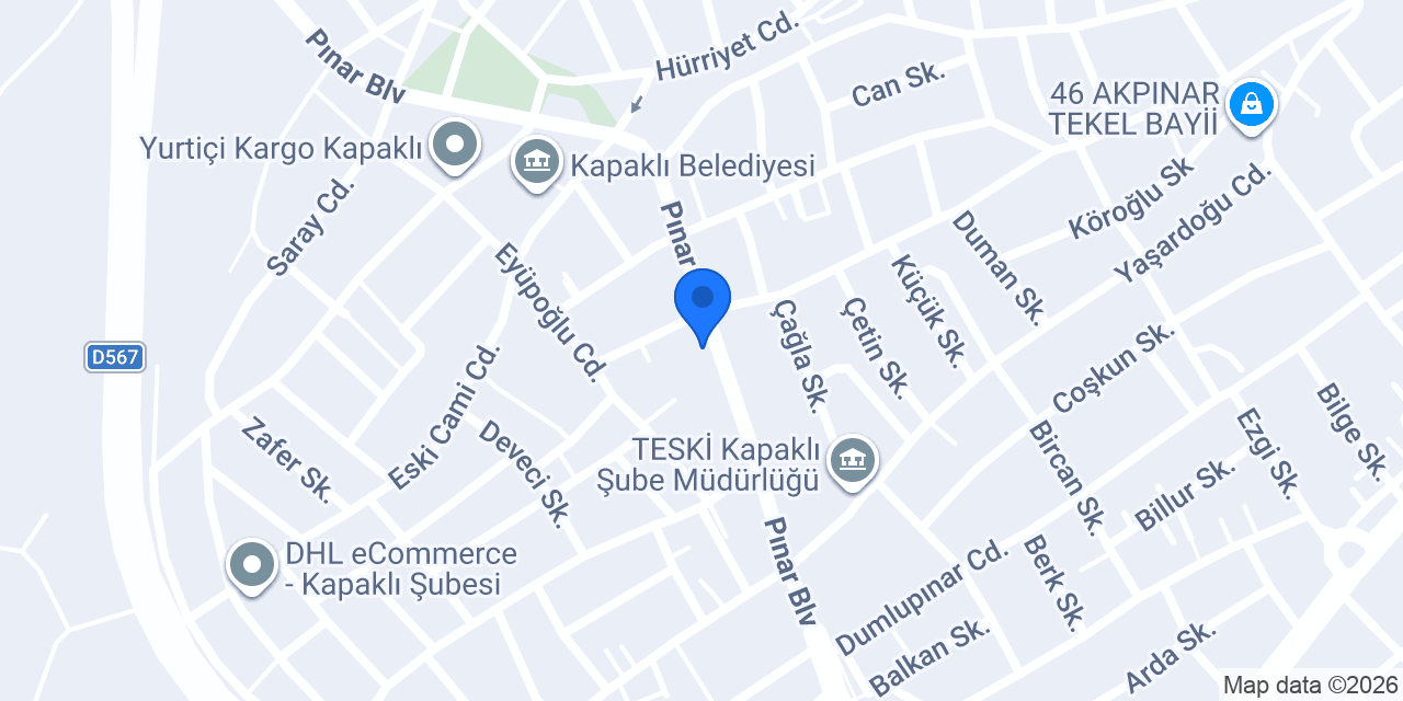 Kapaklı Bey Döner konumu