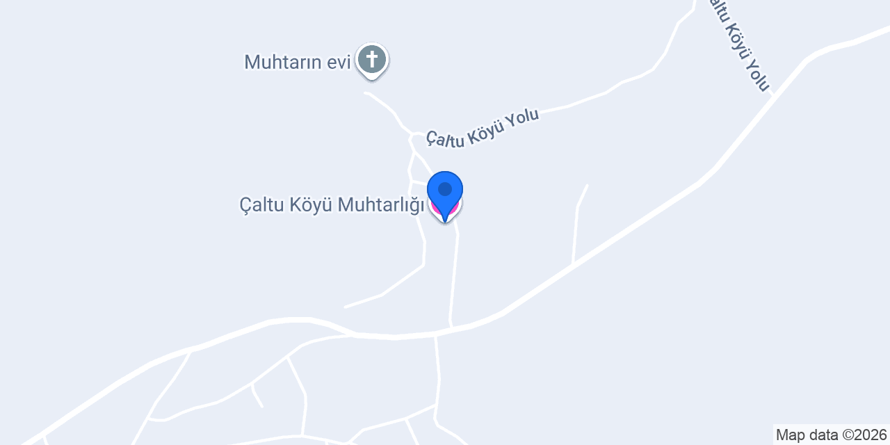 Çaltu Köyü Muhtarlığı konumu