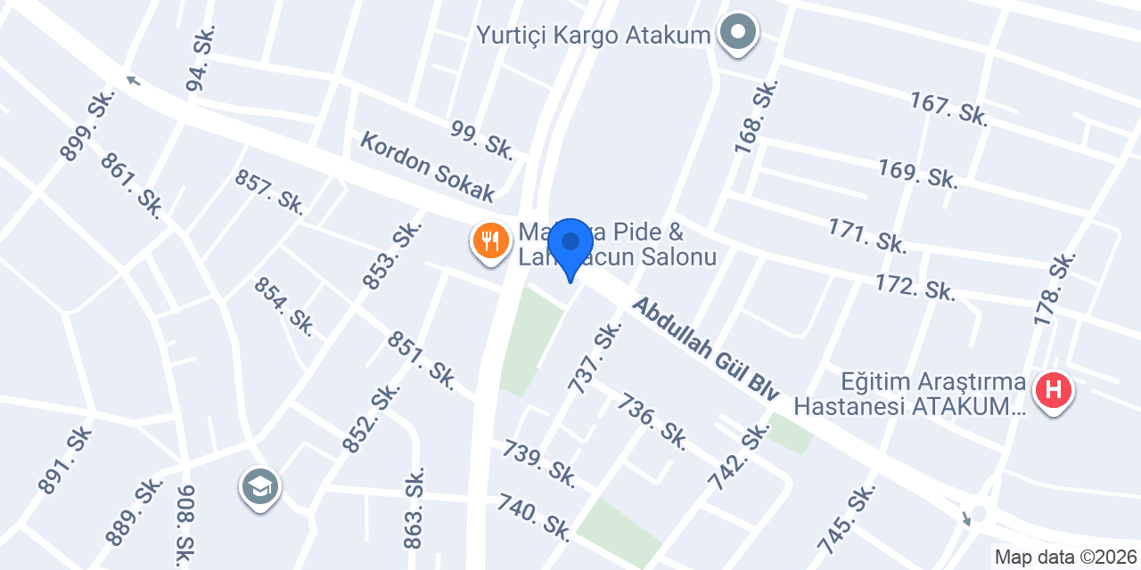 Salon Ahmet konumu