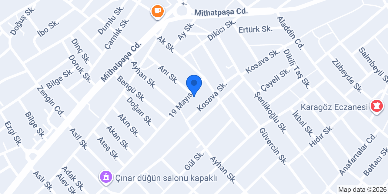 Bengü Süpermarket konumu