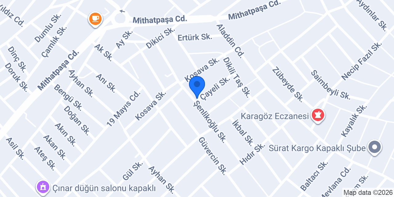 Arslan Yapı Dekorasyon konumu