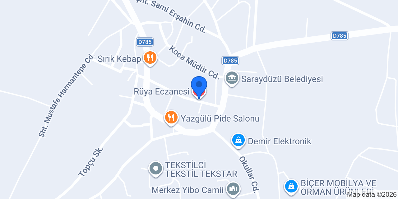Rüya Eczanesi konumu
