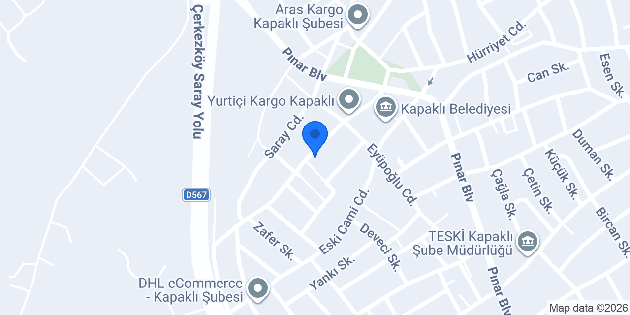 Es Emlak Kapakli konumu