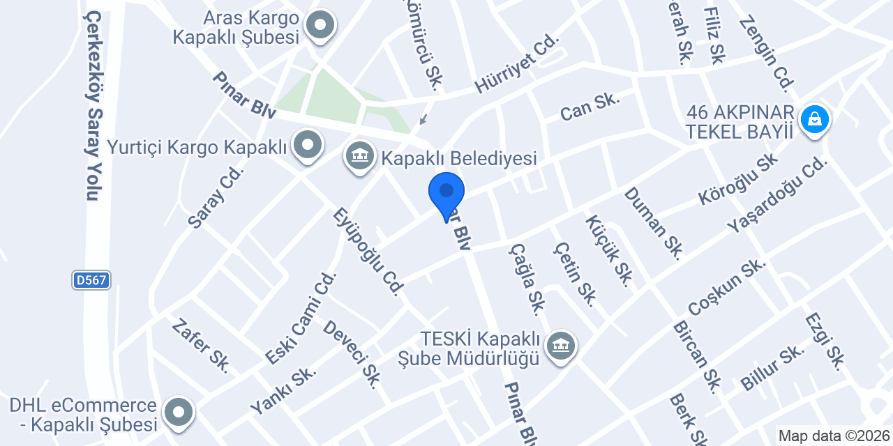 Öz Baba Döner 2 konumu