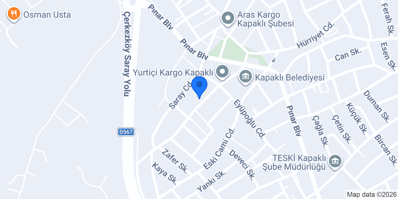 Emsey Yapı Market konumu