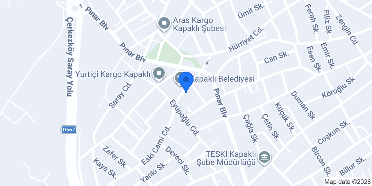 Jolly Tur Kapaklı konumu