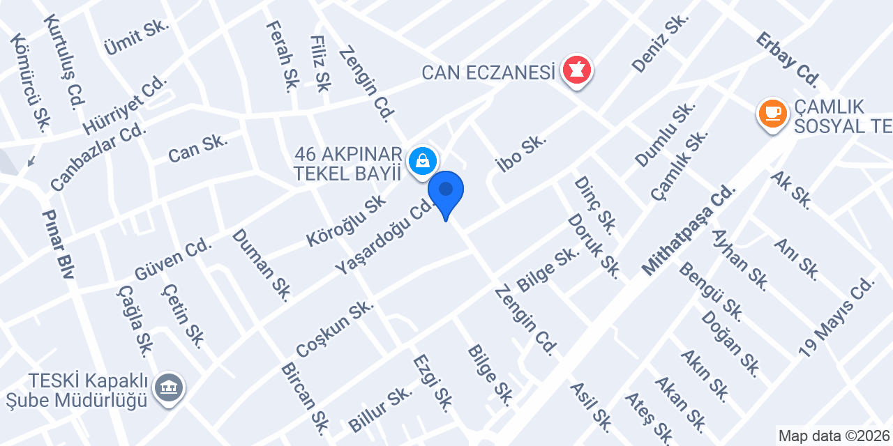 Ercan Köfte konumu