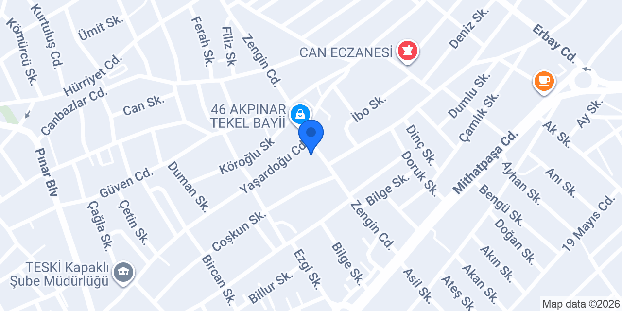 Görkem Eczanesi konumu