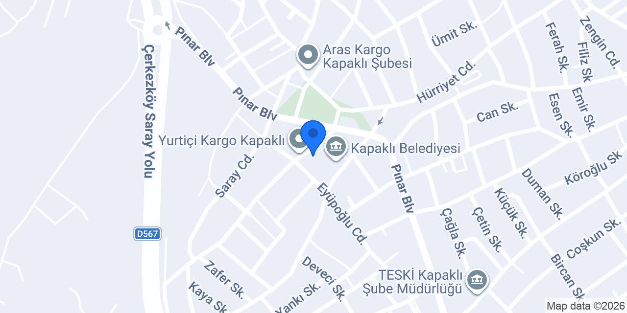Diş hekimi Murat Çelik konumu