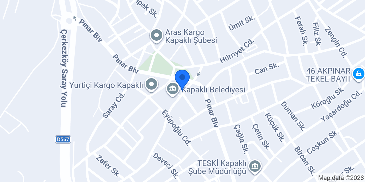 Kapaklı OSB konumu
