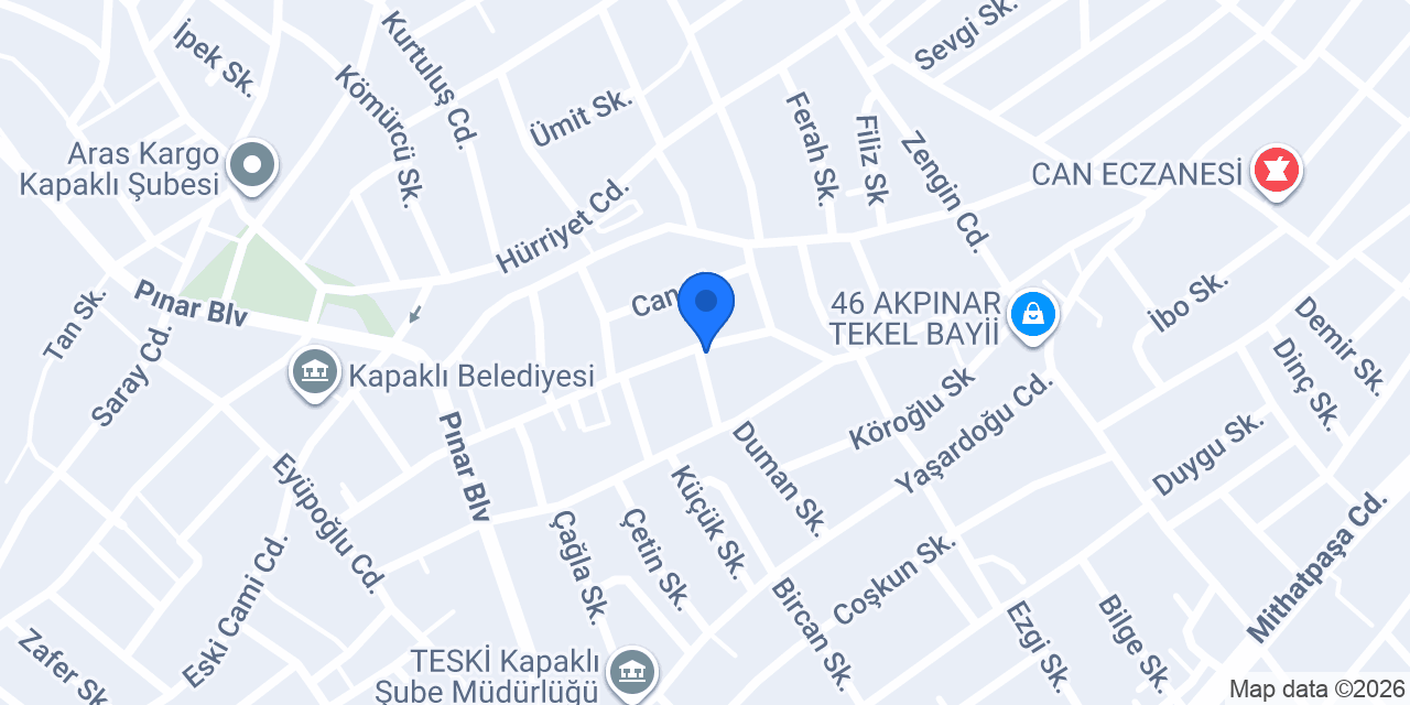 Kapaklı Medya & Reklam konumu