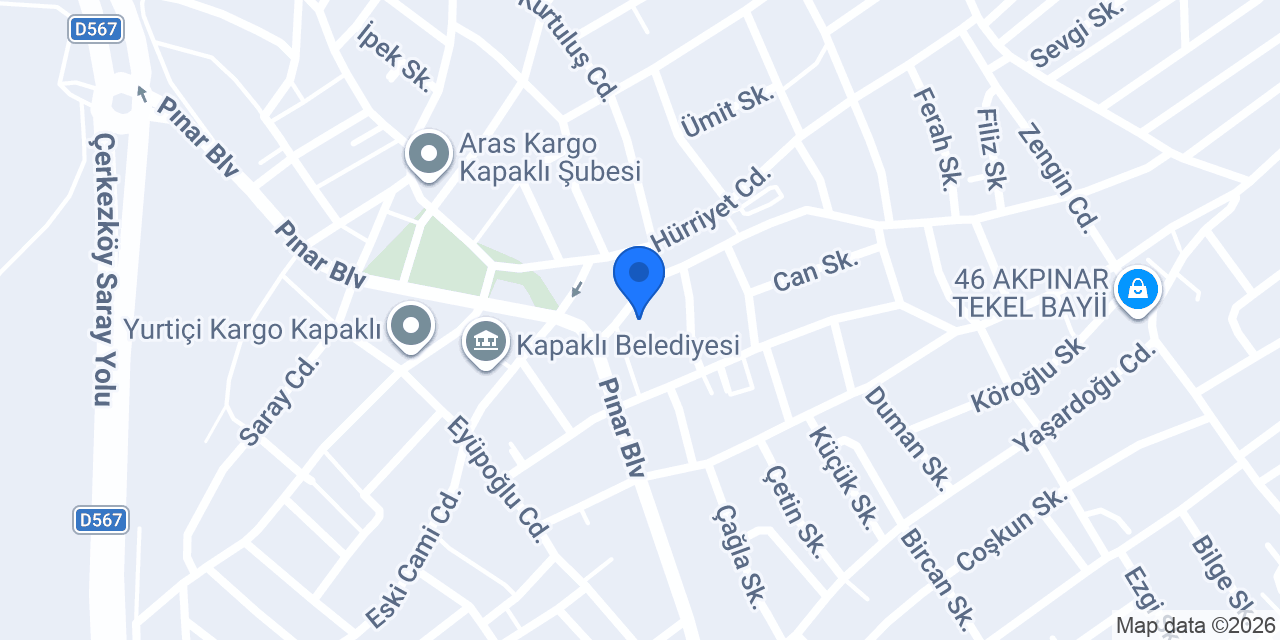 İŞLER KİTABEVİ KAPAKLI ŞUBE konumu