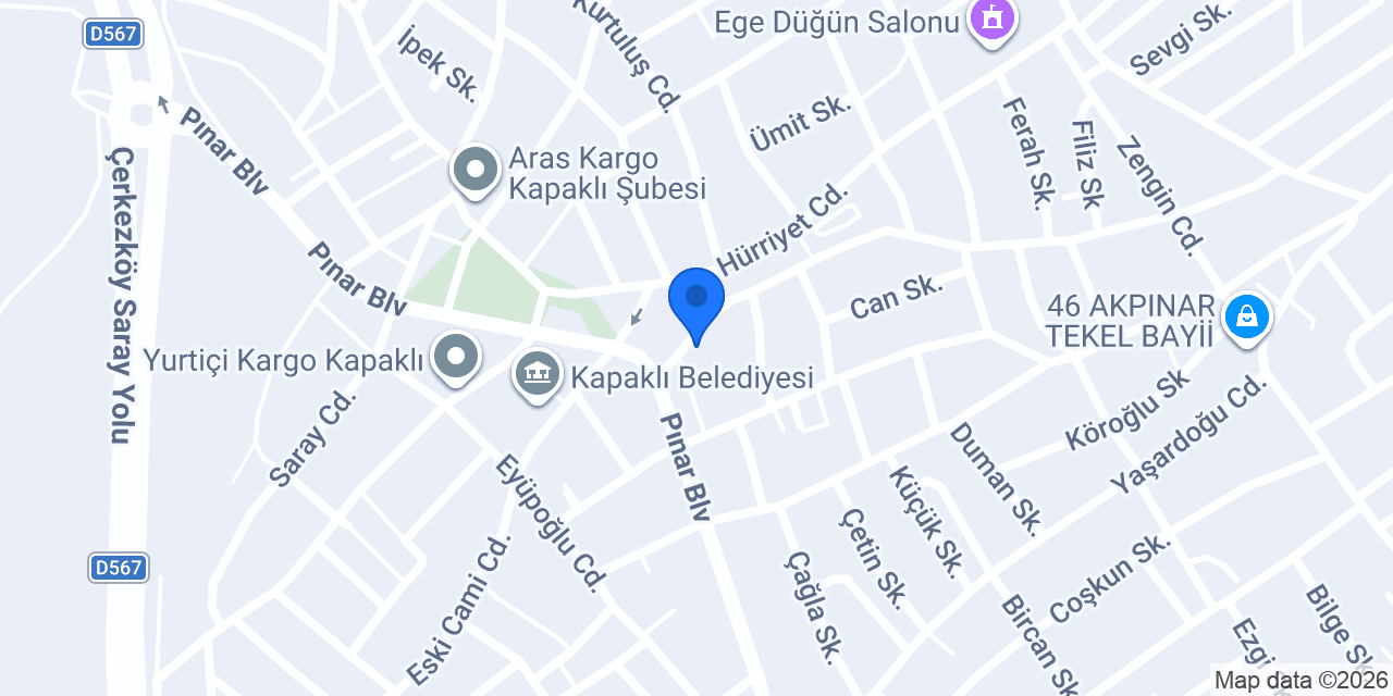 KAPAKLI AXA SİGORTA konumu