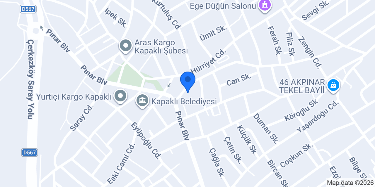 Kapaklı Rumeli Bilgisayar konumu