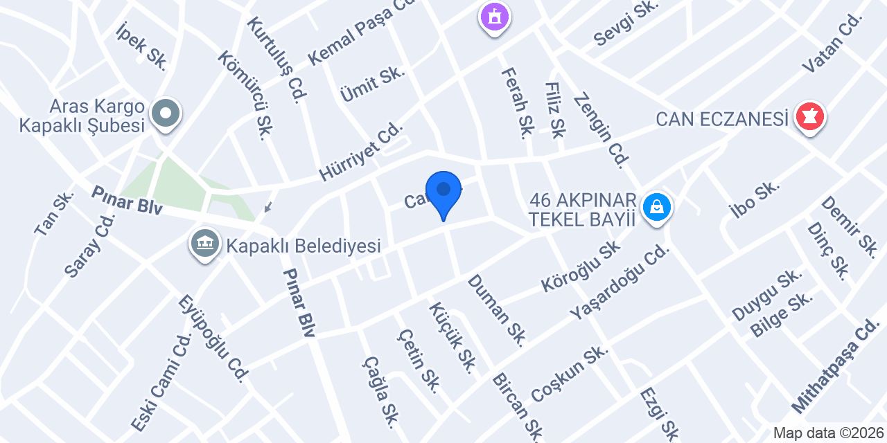 Kapaklı Forum konumu