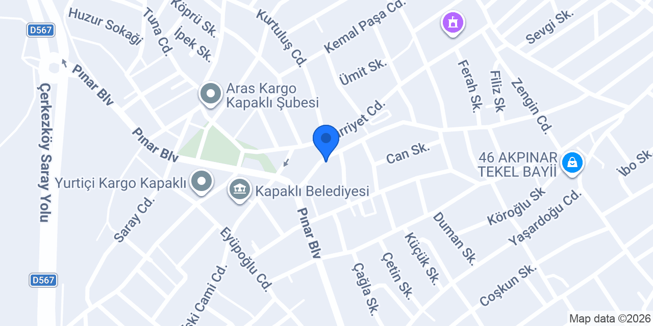 Çakır Elektronik konumu