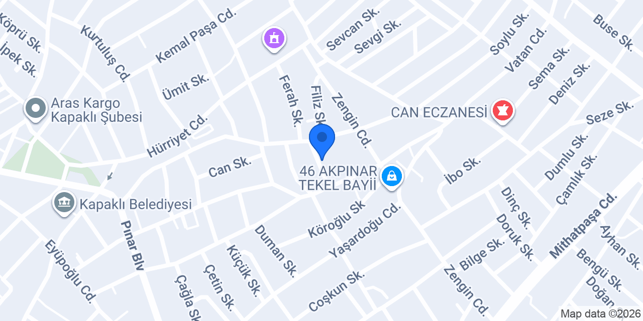 Öz Güven Elektrik & Aydınlatma konumu