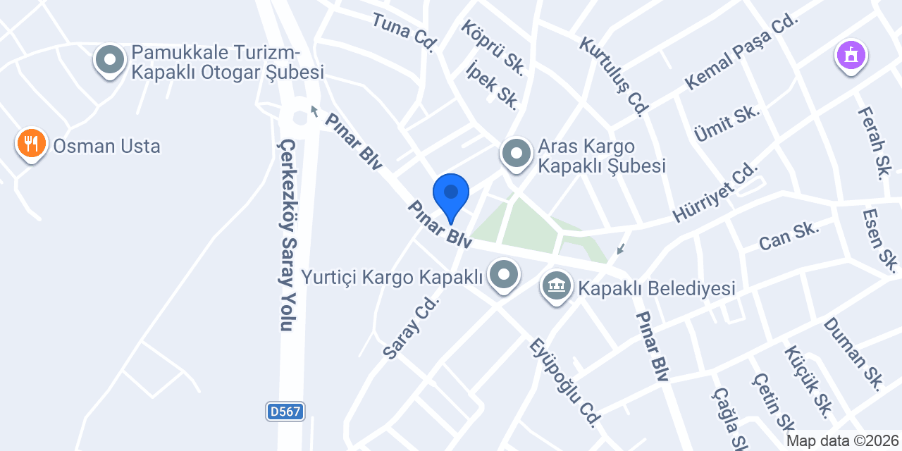 Domino's Pizza Kapaklı konumu