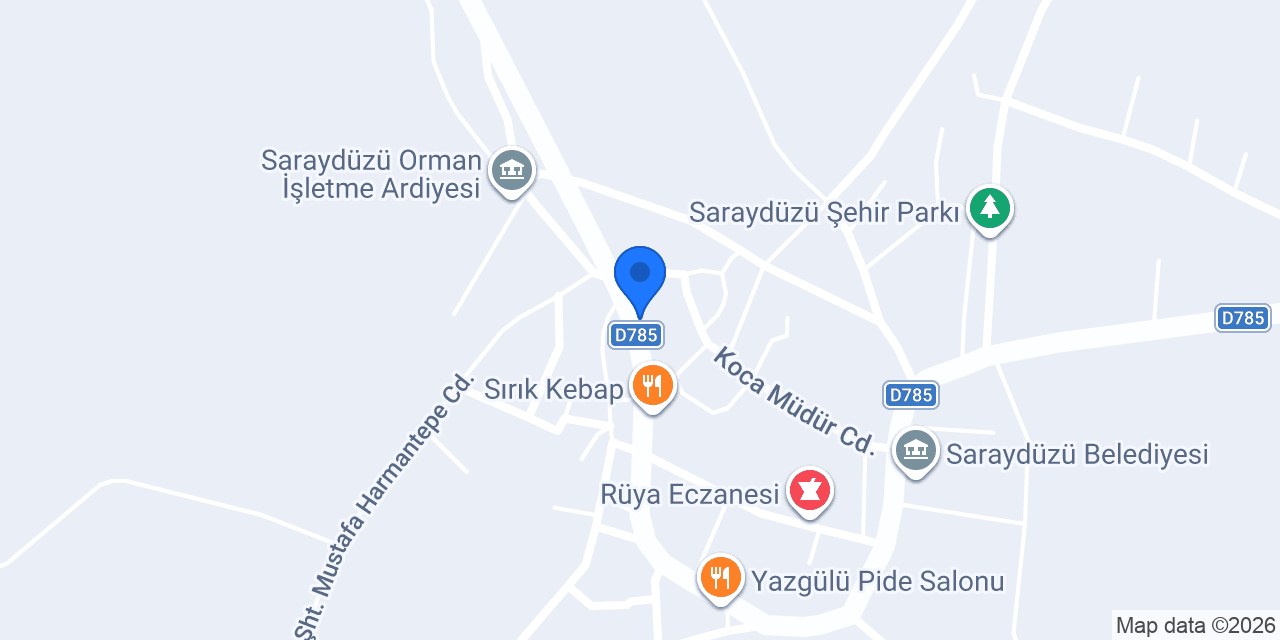 PEKER TİCARET - TEVFİK PEKER konumu