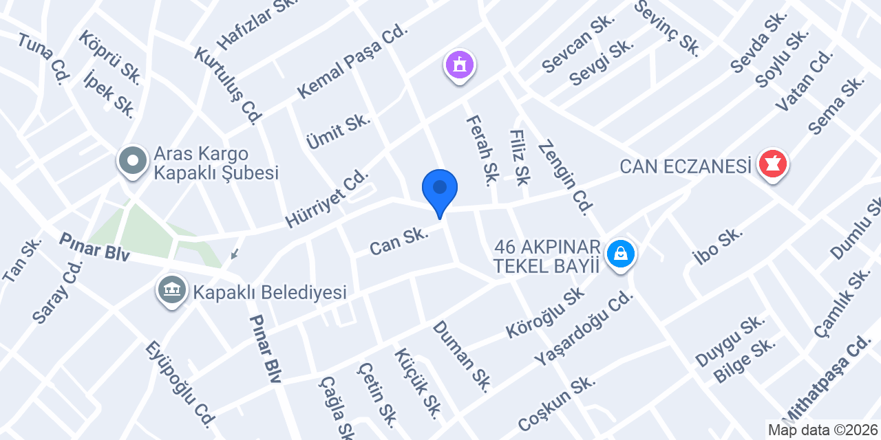 Işıltı Giyim Mağazası konumu
