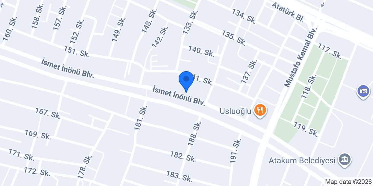 Atasanat Etüt Merkezi konumu