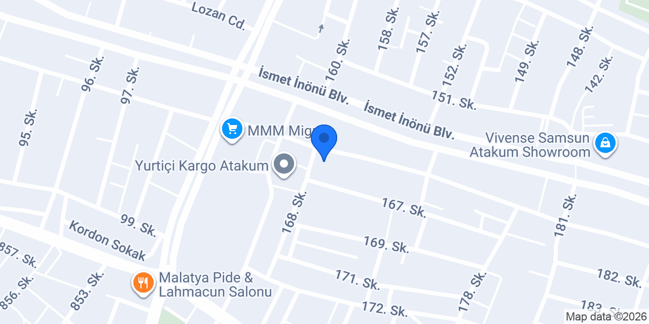 DHL eCommerce - Atakum Şubesi konumu