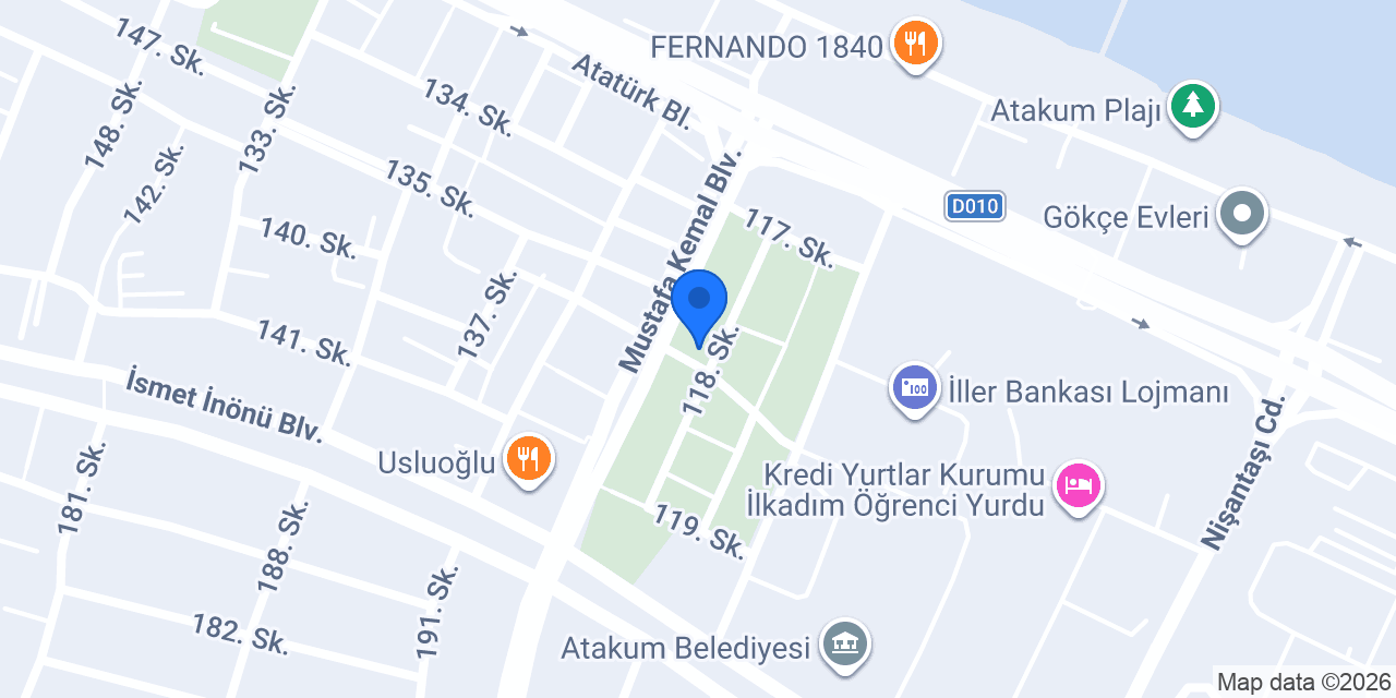 Ceylan Petshop Atakum konumu