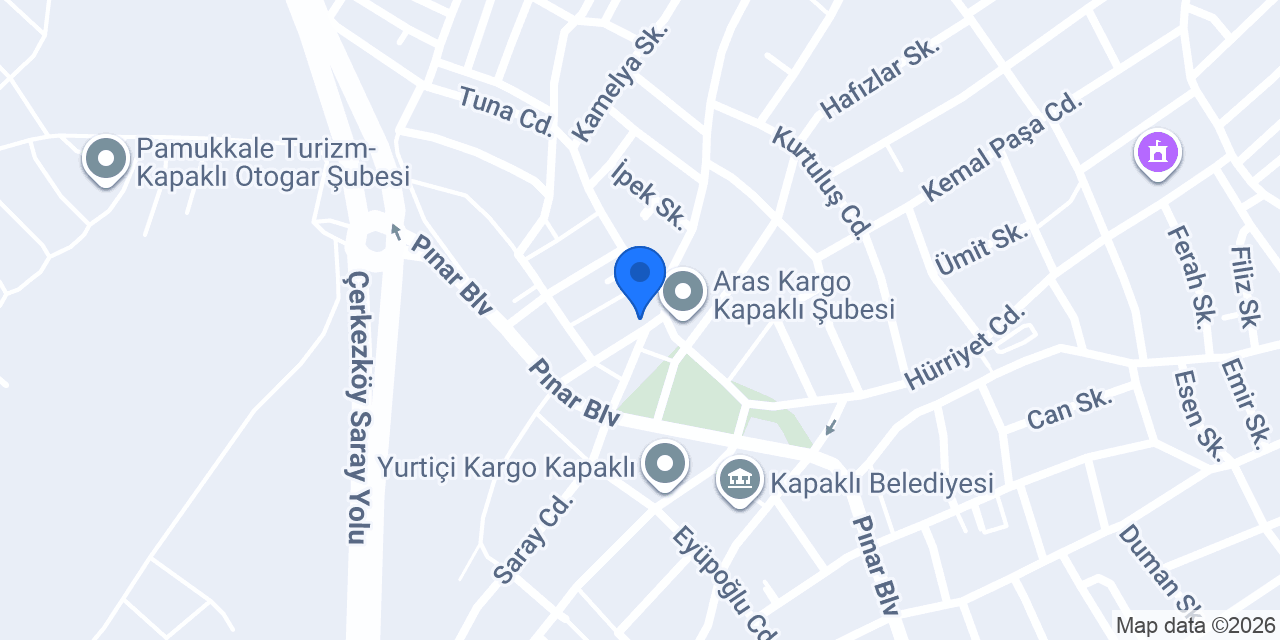 Kapaklı Güneş Tur Vip konumu