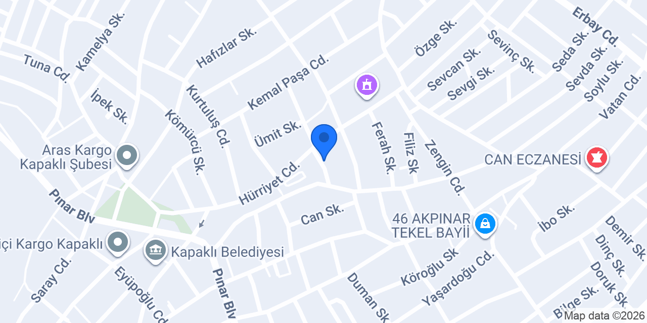 KAPAKLI KIRAN ELEKTRİK konumu